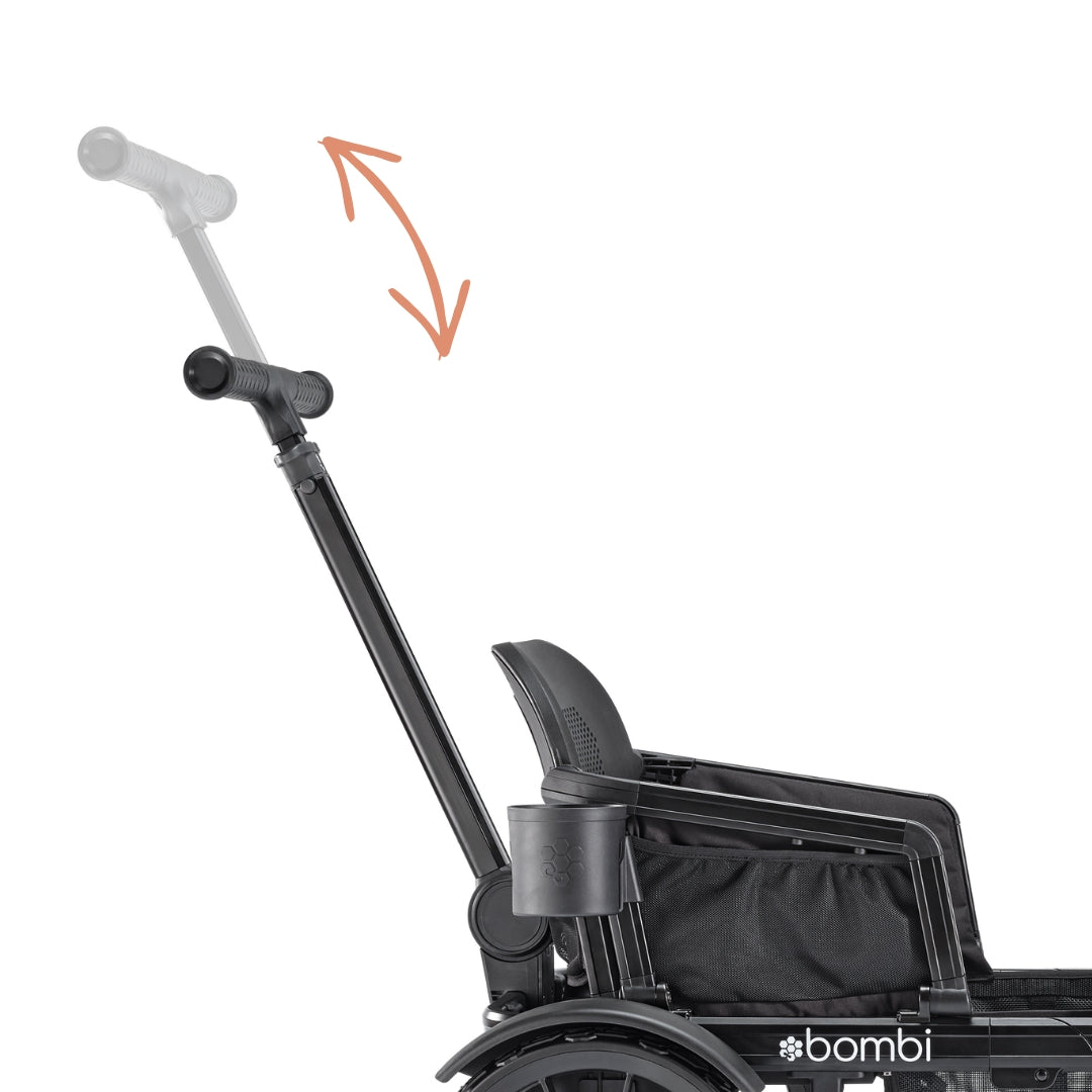 Height adjustable handlebar