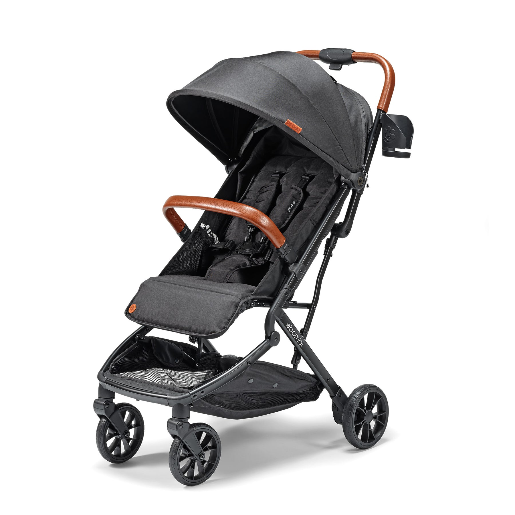  Bugaboo Butterfly - 1 Second Fold Ultra-Compact Stroller -  Lightweight & Compact - Great for Travel - Midnight Black : Baby